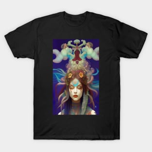 Freaking Cool Trippy Hippie Chic Girl Goddess Witch T-Shirt